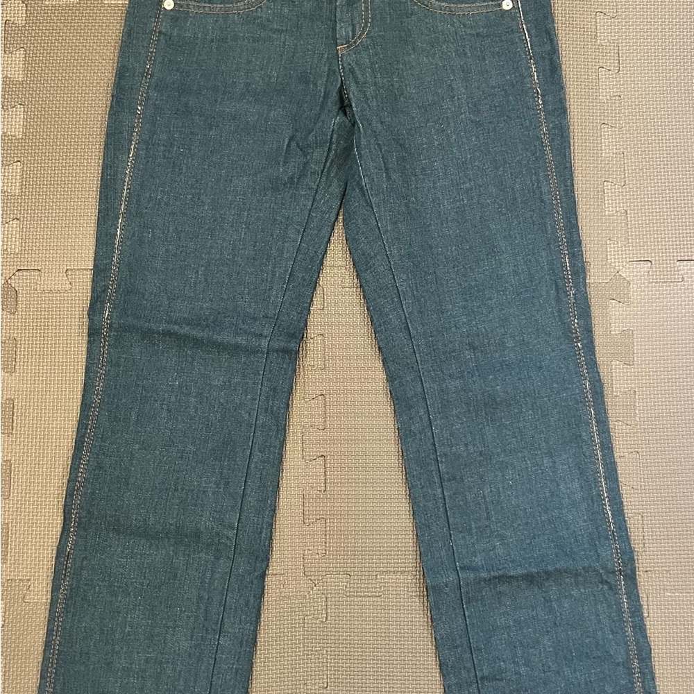 MM6 Maison Margiela Indigo Straight Leg Jeans